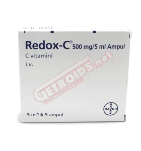 Redox-C (Vitamin C) 500 Mg 5 Ml Amp Bayer - REX_O Redox-C (Vitamin C) 500 Mg 5 Ml Amp Bayer - REX_O - Bayer