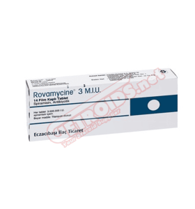 Rovamycine 3.000.000 iu 14 Tablets Eczacıbaşı Rovamycine 3.000.000 iu 14 Tablets Eczacıbaşı