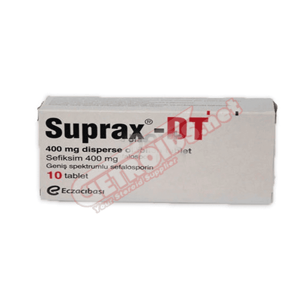 Suprax 400 mg 10 Tablets Eczacıbaşı