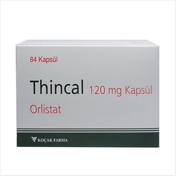 Thincal Orlistat 84 caps 120 mg Kocak Fa...