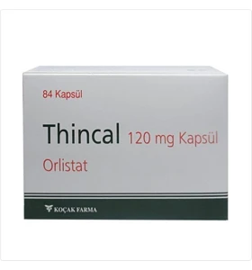 Thincal Orlistat 84 caps 120 mg Kocak Farma