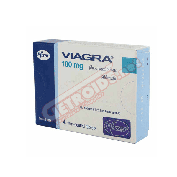 Viagra 100mg 4 Tablets Pfizer