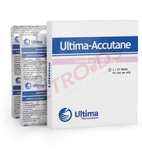 Ultima-Accutane 20 mg 50 Tablets Ultima Pharma USA - ACUUP Ultima-Accutane 20 mg 50 Tablets Ultima Pharma USA - ACUUP - Ultima Pharma USA