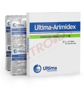 Ultima-Arimidex 1 mg 50 Tablets Ultima Pharma INT - AR1UPI Ultima-Arimidex 1 mg 50 Tablets Ultima Pharma INT - AR1UPI - Ultima Pharma INT