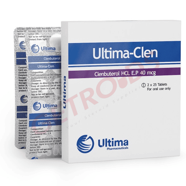 Ultima-Clen 40 mcg 50 Tablets Ultima Pha...