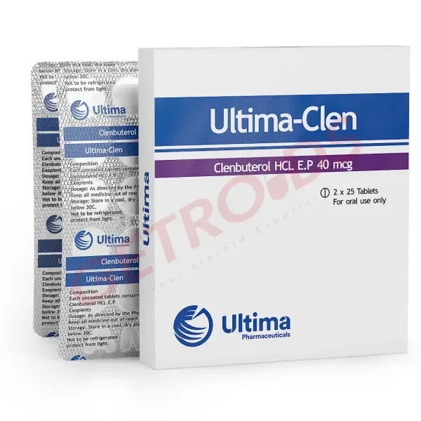 Ultima-Clen 40 mcg 50 Tablets Ultima Pharma INT - CLUPI - Ultima Pharma INT