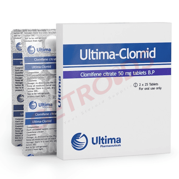 Ultima-Clomid 50 mg 50 Tablets Ultima Ph...