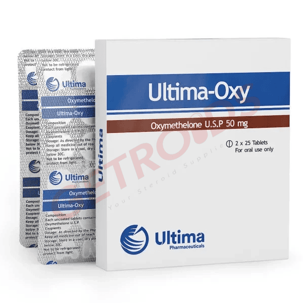 Ultima-Oxy 50 mg 50 Tablets Ultima Pharma USA
