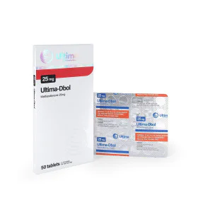 Ultima-Dbol 25 mg 50 Tablets Ultima Pharma USA - UPDIA25U - Ultima Pharma USA