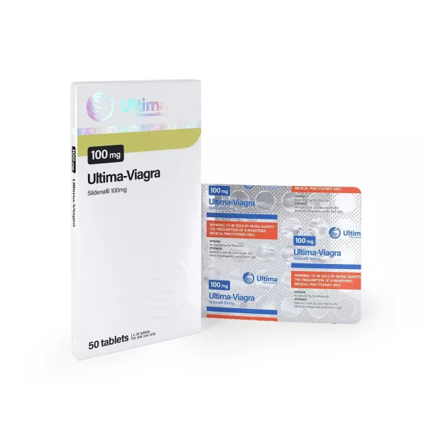 Ultima-Viagra 100 mg 50 Tablets Ultima Pharma USA