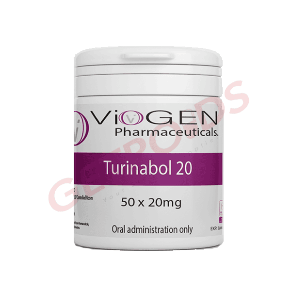 Turinabol 20 mg 50 Tablets Viogen Pharma UK