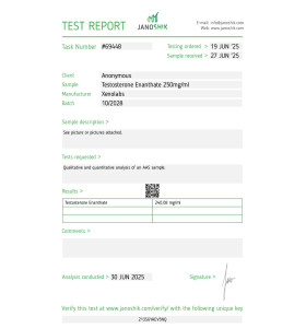 Testosterone Enanthate 250 mg 10 ml Xeno US