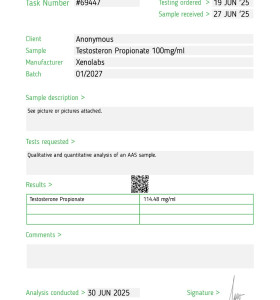 TestP 100 mg 10 ml Xeno US