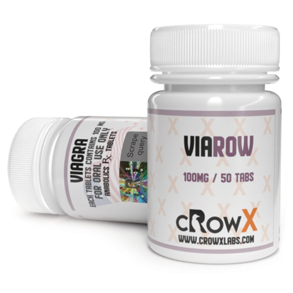 Viarow 100 mg 50 Tablets Crowx Labs USA